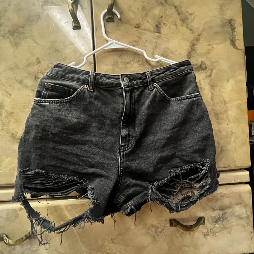 top shop jean shorts